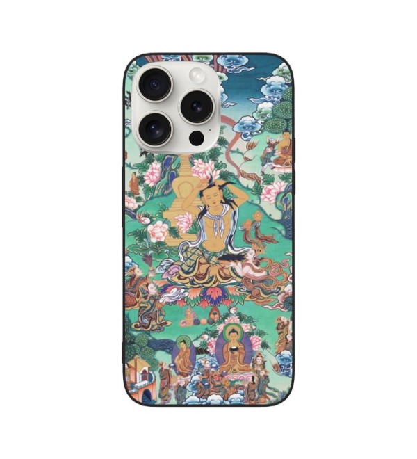 Thangka 01 Siddhartha Gautama Sakyamuni Buddha शाक्यमुनि Iphone Case