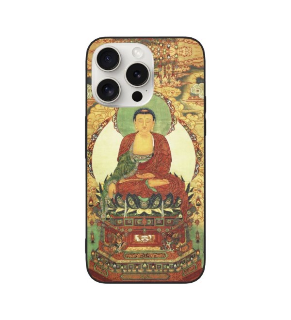 Thangka 02 Siddhartha Gautama Sakyamuni Buddha शाक्यमुनि Iphone Case