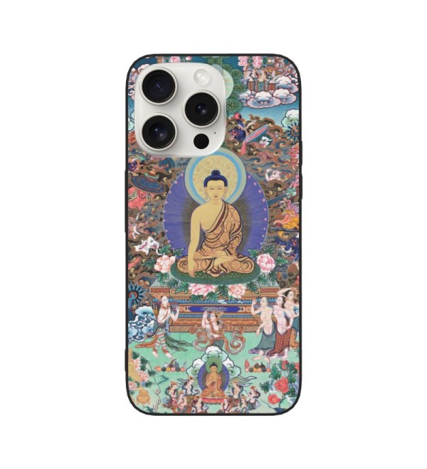 Thangka 04 Siddhartha Gautama Sakyamuni Buddha शाक्यमुनि Iphone Case