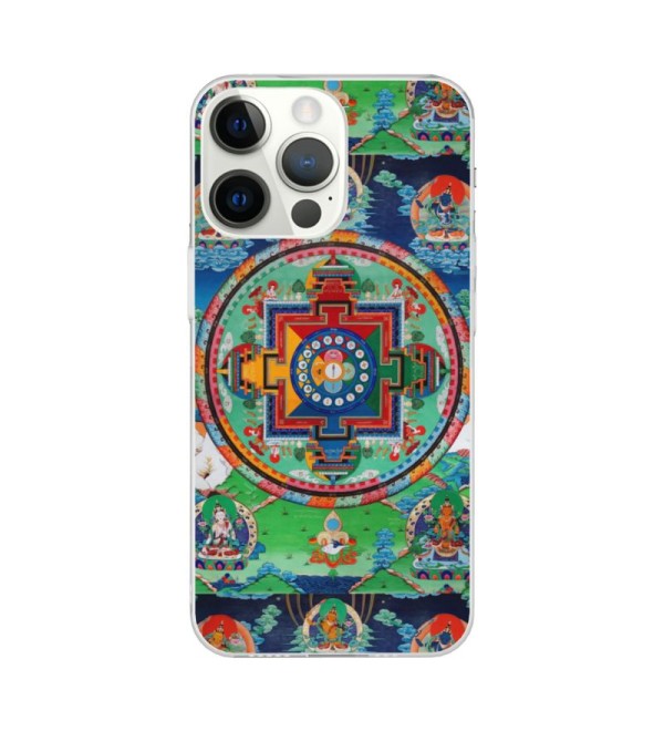 Thangka 08 Five Manjushri Mandalas मण्डल Iphone Case