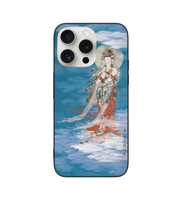 Thangka 14 Avalokiteśvara Bodhisattva The Great Compassionate Guanyin आर्याअवलोकितेश्वर Iphone Case