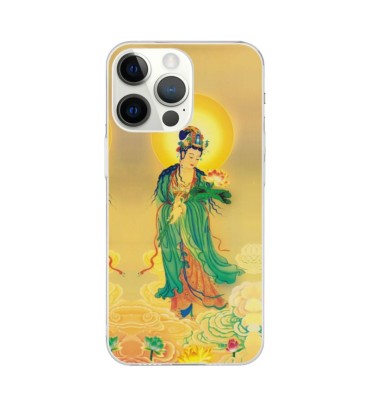 Thangka 17 Western Three Saints--Namo Mahasthamaprapta Bodhisattva महास्थामप्राप्त Iphone Case