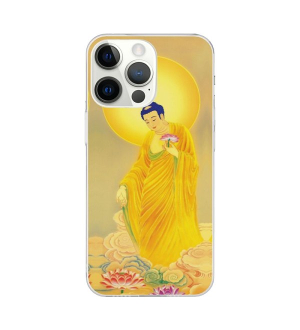 Thangka 19 Western Three Saints Namo Amitabha Buddha Nianfo नमोऽमिताभा Iphone Case