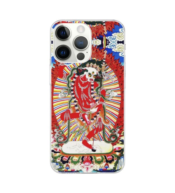 Tibetan Tangka 25 Simhamukha Simhavaktra Dakini Iphone Case