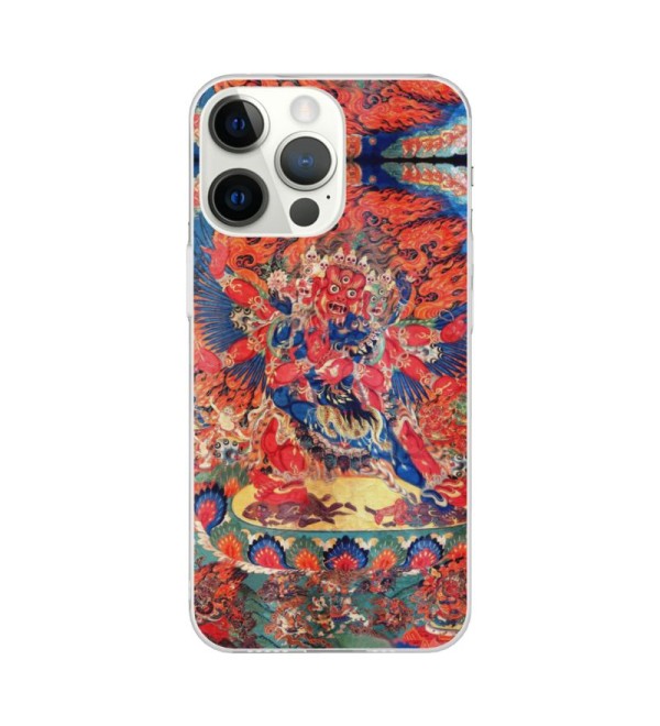 Tibetan Tangka 29 Mahākāla महाकाल Iphone Case