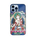 Tibetan Tangka 30 Sitatapatra White Paraso lसितातपत्रा Iphone Case